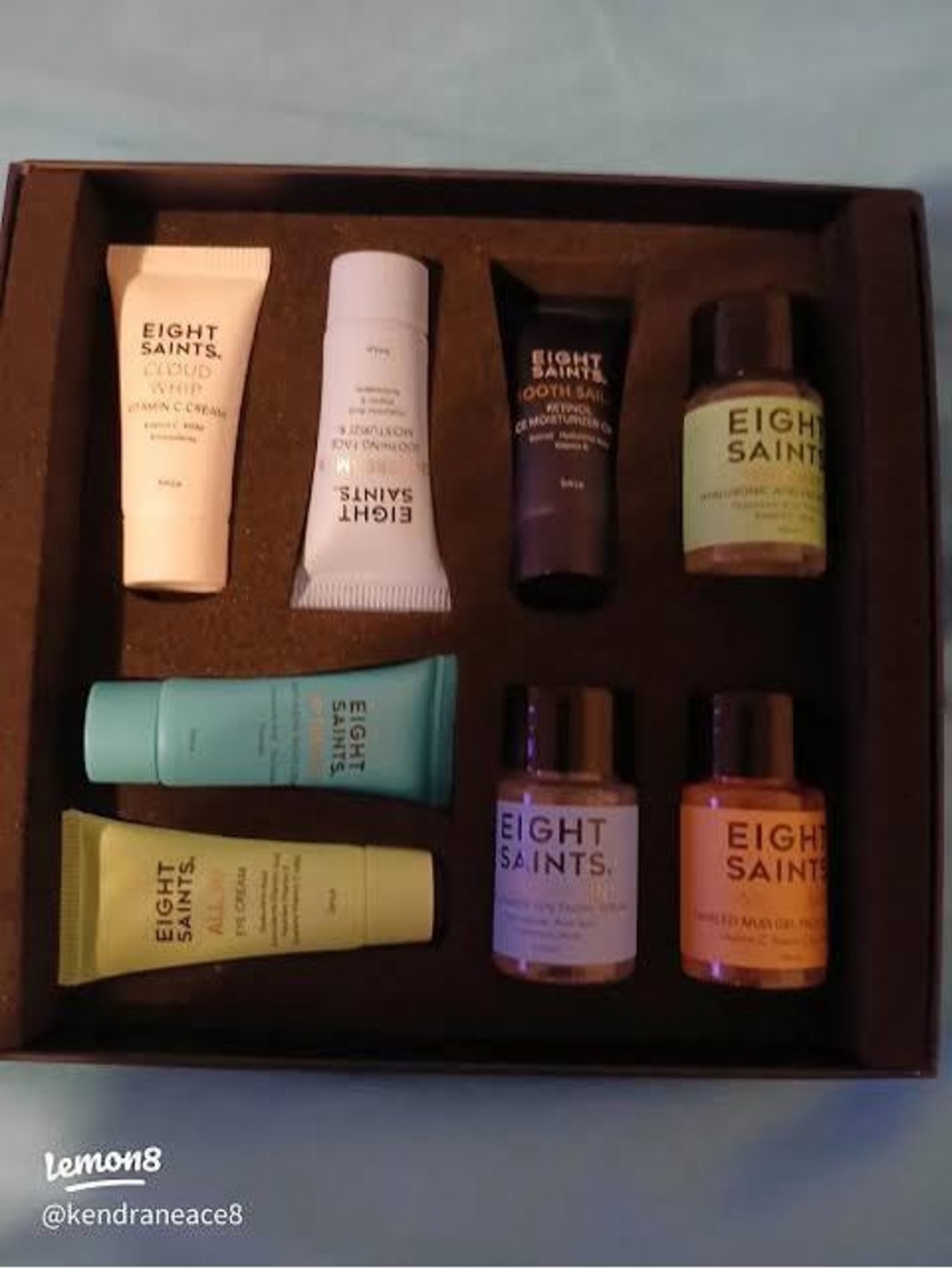 Eight Saints Women’s Moisturizer Set – Green & Blue Hydrating Minis - Picture 2 of 3